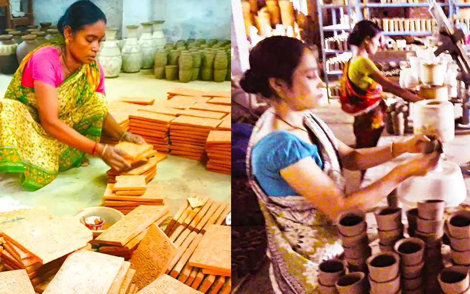 কুমিল্লার বিজয়পুরের তৈরি মাটির টাইলস রপ্তানি হচ্ছে বিভিন্ন দেশে