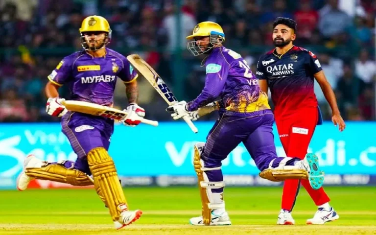 আরসিবিকে ২১ রানে হারিয়ে জয়ের ধারায় কলকাতা