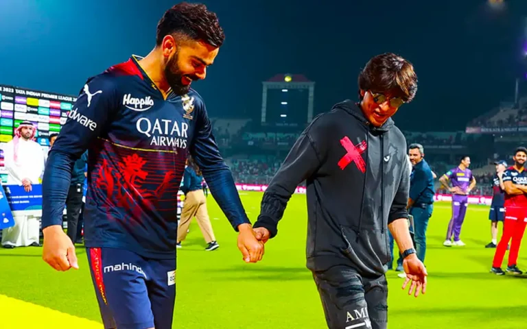 কোহলিকে 'ঝুমে জো পাঠান'- এর তালে নাচালেন শাহরুখ খান।