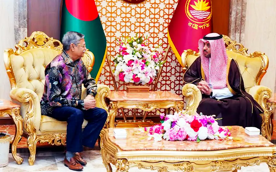 বঙ্গভবনে রাষ্ট্রপতির সঙ্গে সৌদি রাষ্ট্রদূতের সৌজন্য সাক্ষাৎ