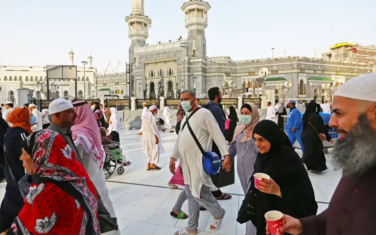passengers arrived in Saudi for Hajj