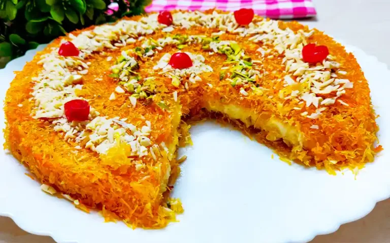 Easy recipe for making kunafa