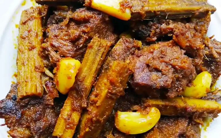 Easy recipe of Beef with Chui Jhal