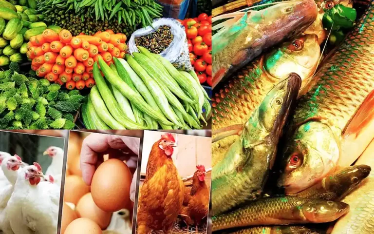 বাজারে কমেছে পেঁয়াজ-মুরগি-সবজির দাম, বেড়েছে মাছের