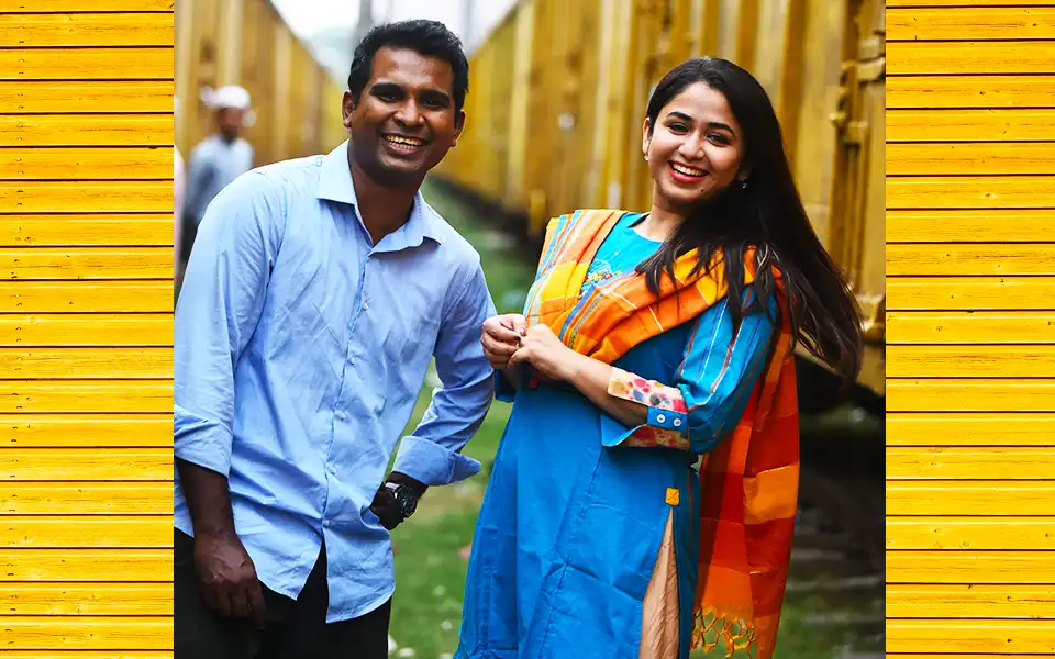 "বিজয়ের গল্প" নাটকের দৃশ্য।