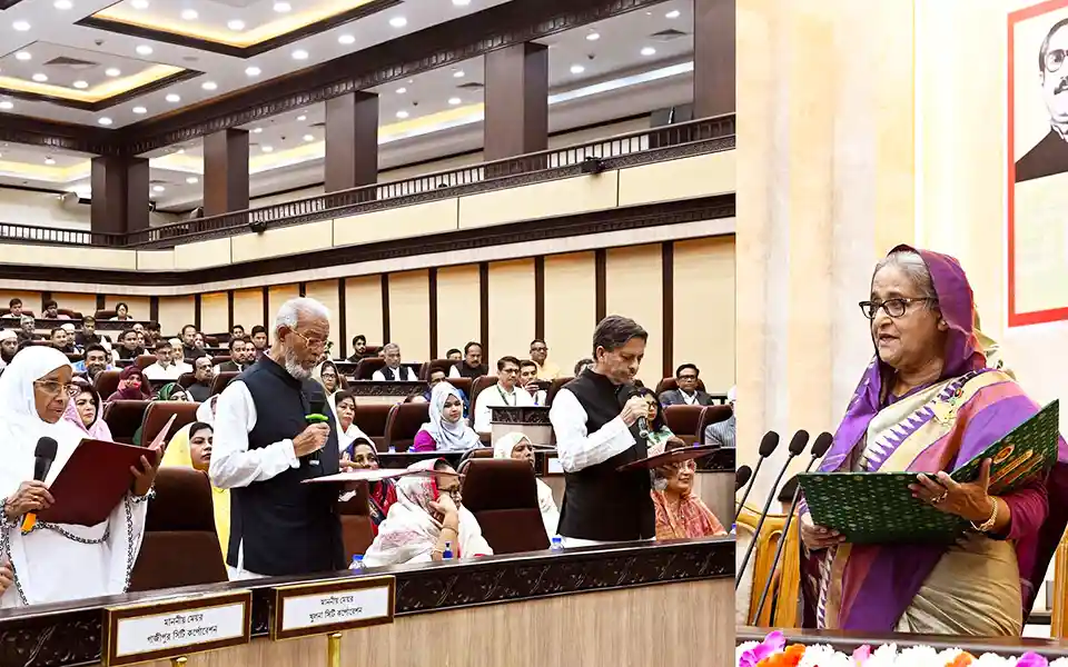 3 mayors of Barisal, Khulna and Gazipur took oath