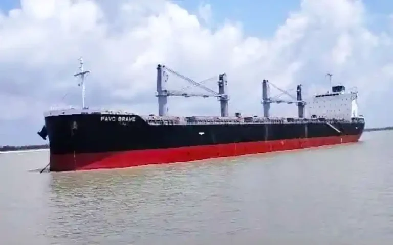 Another ship arrived at Pyra with 36,500 tons of coal