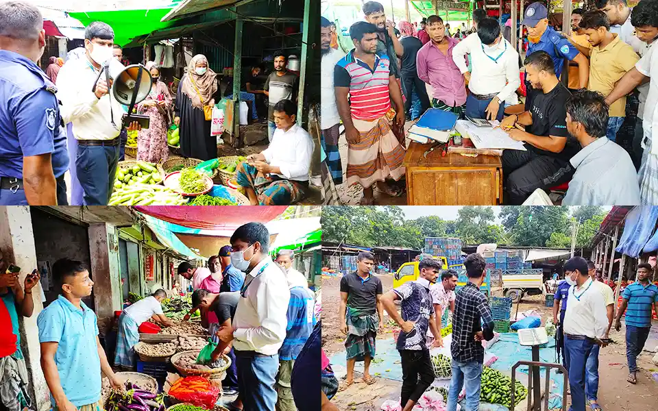 Comilla raids on commodity markets including green chillies: 3 companies fined