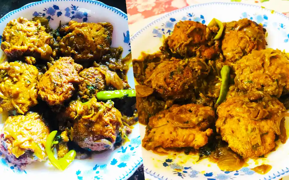 Easy recipe for roasting fish egg kofta