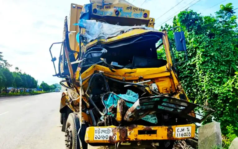 Two brothers died after being hit by a covered van in Comilla