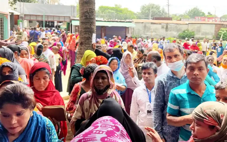 Voting is going on in 78 local government elections including 17 constituencies in Dhaka