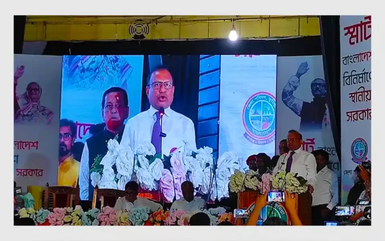 You don't have to go to America to see big buildings, you can see them in Dhaka, Chittagong and Comilla Says Local Government Minister