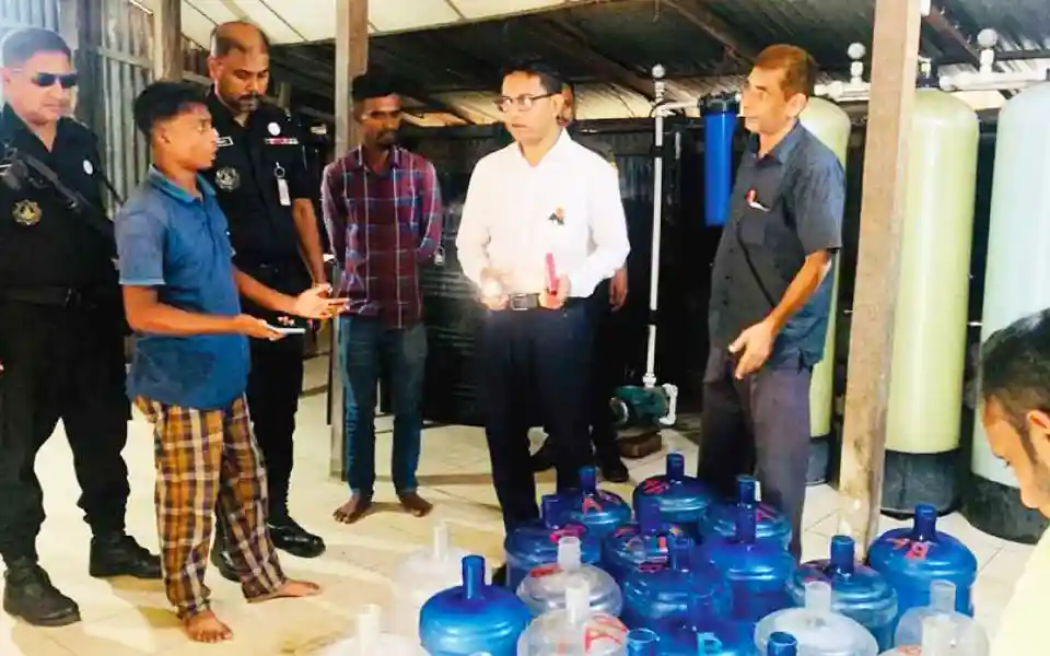 3 companies fined for bottling and selling tap water
