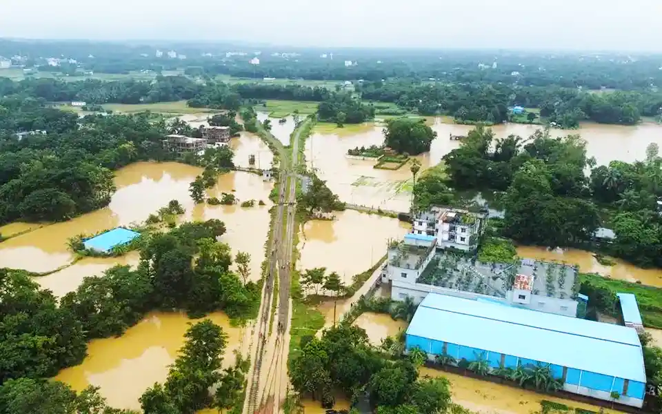 Chittagong has been drowned in continuous rain, the public life of the city has been disrupted