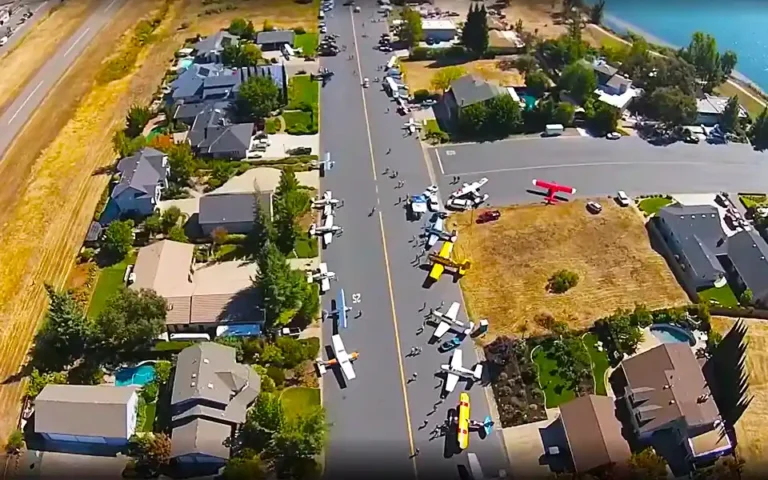 Residents of Cameron Airpark, California operate their own aircraft.