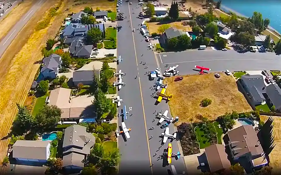 Residents of Cameron Airpark, California operate their own aircraft.