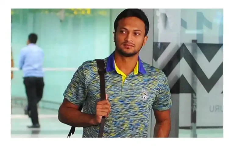 Bangladeshi cricketer Shakib Al Hasan