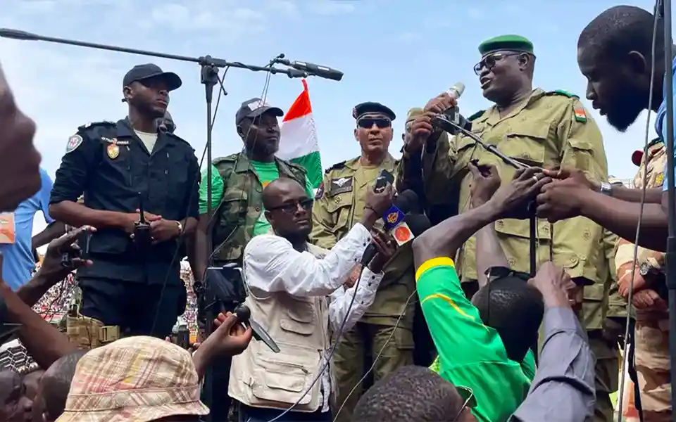 Tensions are rising in Niger, with the threat of fighting at any moment