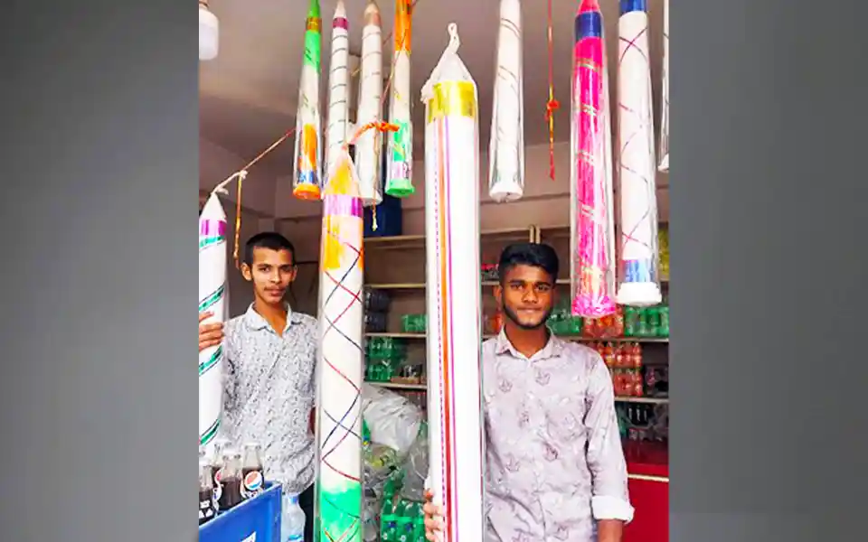 The price of one candle is 5 thousand rupees