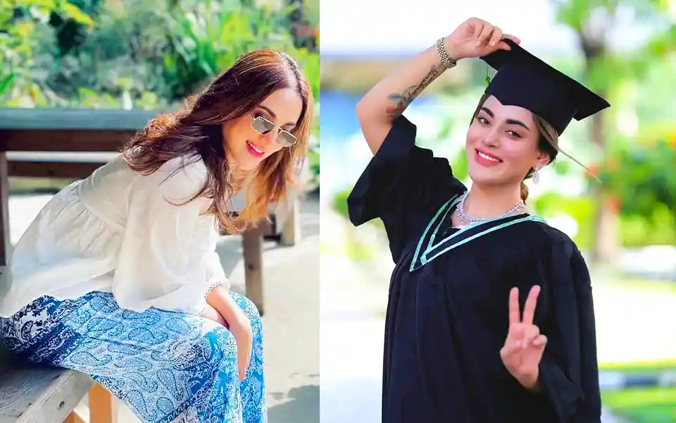 Toma Mirza is now a graduate। ছবি: সংগৃহীত