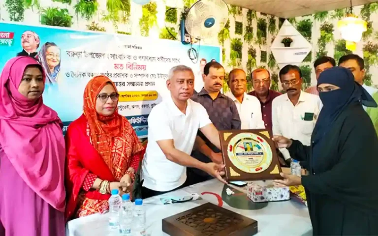 A Z M Shofiuddin Shamim interacted with journalists at Barura in Cumilla