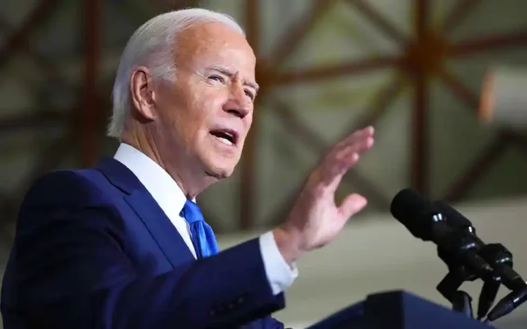 Biden will compete in the election to protect 'risky democracy'