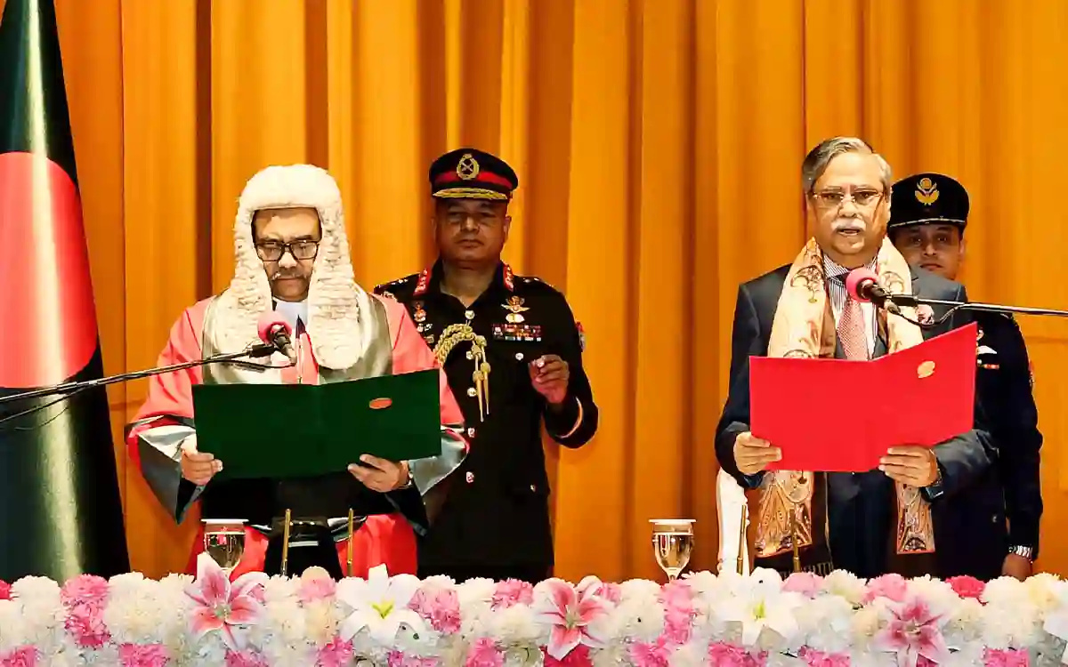 Chief Justice Obaidul Hasan took oath