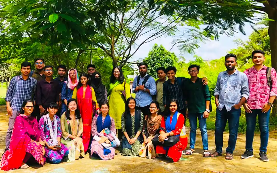 In Cumilla University, the number of new students has increased in campus every corner