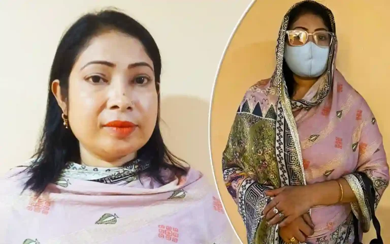 Mukta Begum used to rob the beauty parlor dressed up as a high-class woman