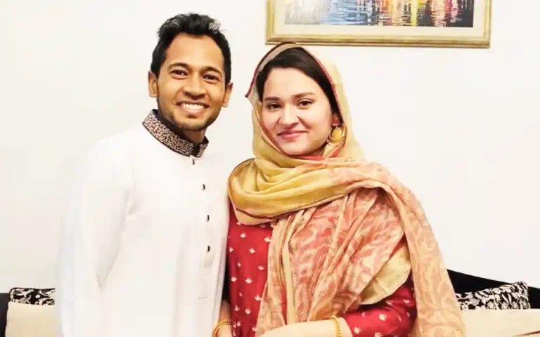 Mushfiqur Rahim and his wife Jannatul Kifayet