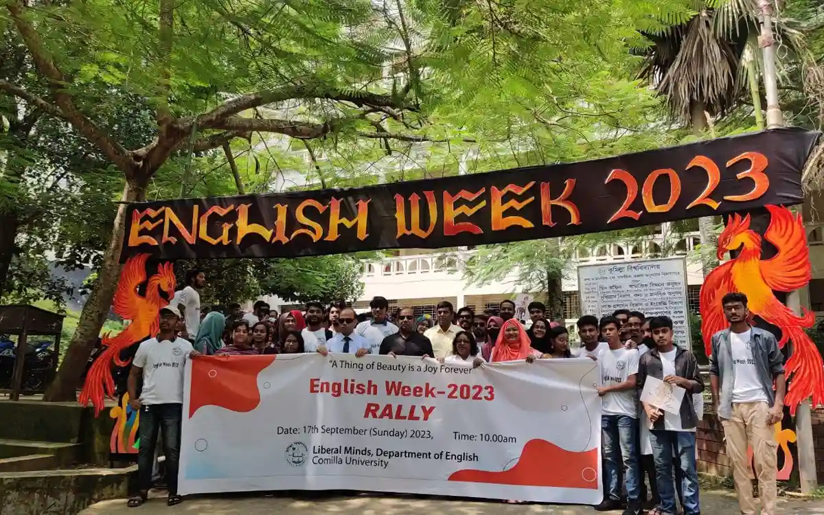 কুমিল্লা বিশ্ববিদ্যালয়ে (কুবি) প্রথমবারের মতো শুরু হয়েছে ইংরেজি সপ্তাহ-২০২৩