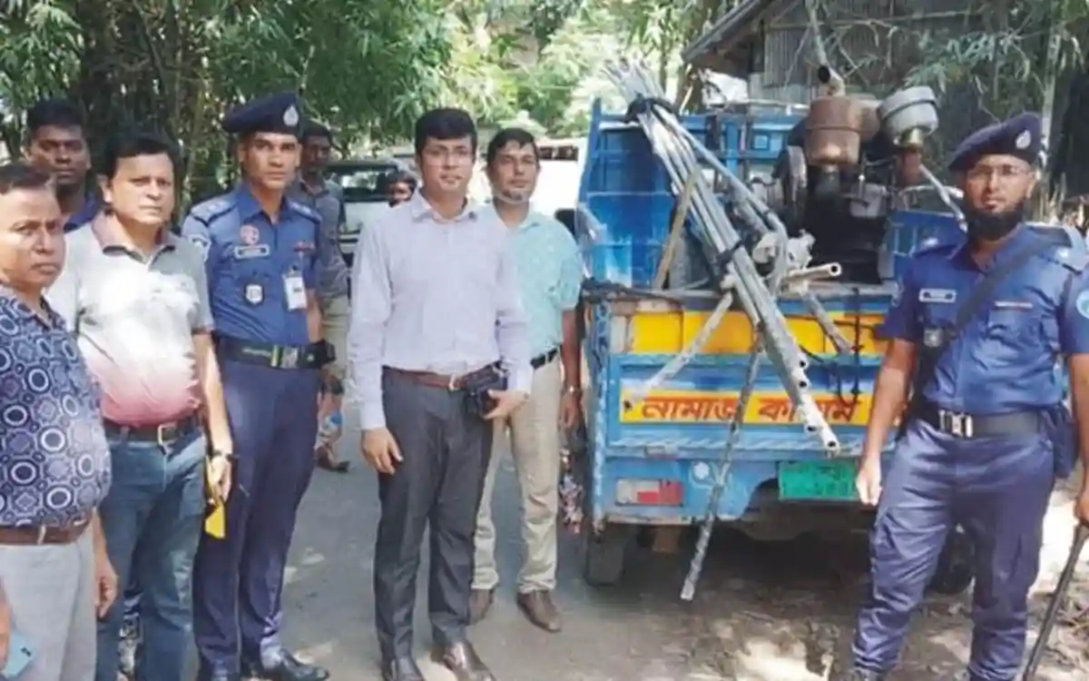 কুমিল্লায় অবৈধ গ্যাস সংযোগে ৩০ হাজার টাকা জরিমানা