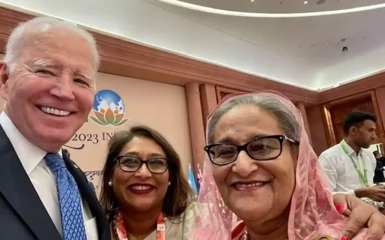 জি-২০ শীর্ষ সম্মেলনে শেখ হাসিনা, জো বাইডেনের শুভেচ্ছা বিনিময়
