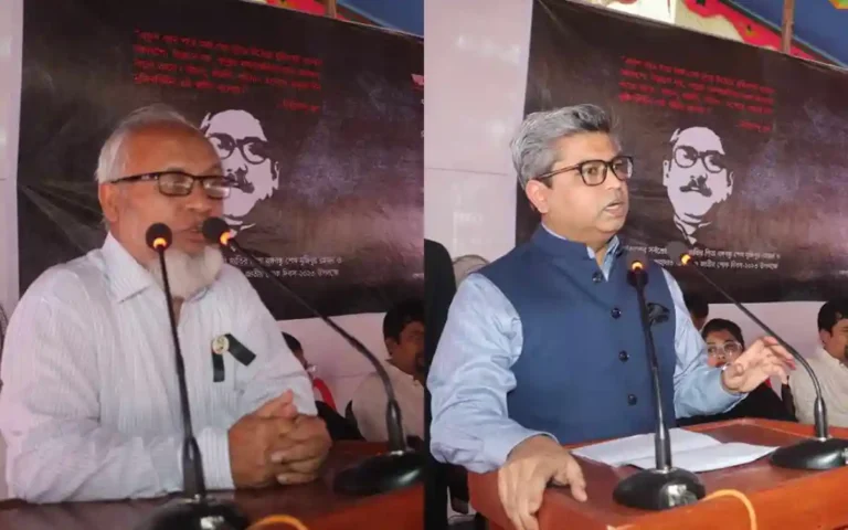 বশেমুরবিপ্রবিতে জাতীয় শোক দিবস উপলক্ষে আলোচনা সভা অনুষ্ঠিত