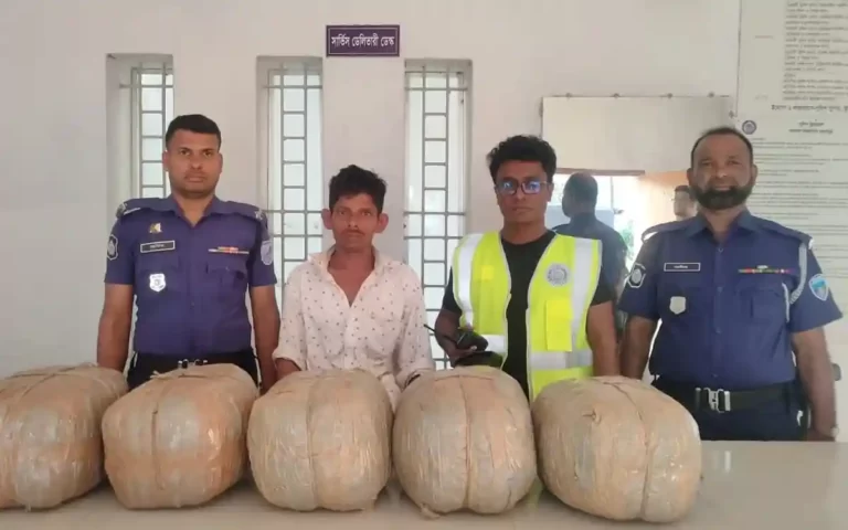 কুমিল্লায় ২৫ কেজি গাঁজাসহ মাদক ব্যবসায়ী গ্রেফতার