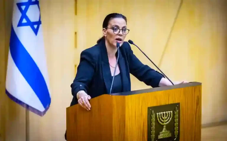 Israel's information minister Galit Distel-Atbaryan