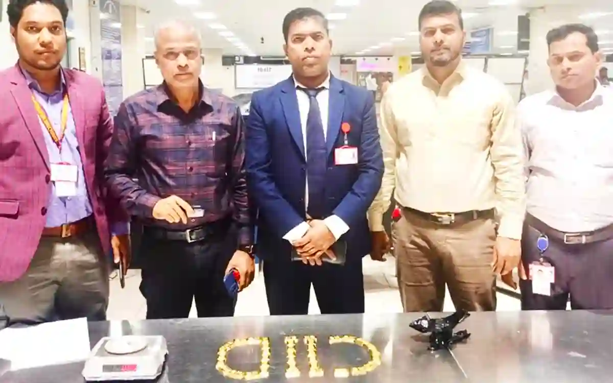Gold bar worth Tk 3 crore 54 lakh seized at Chittagong airport