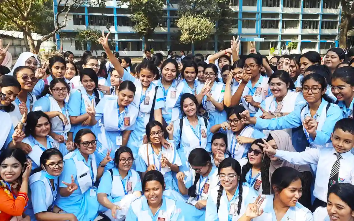 Students Celebrating Results