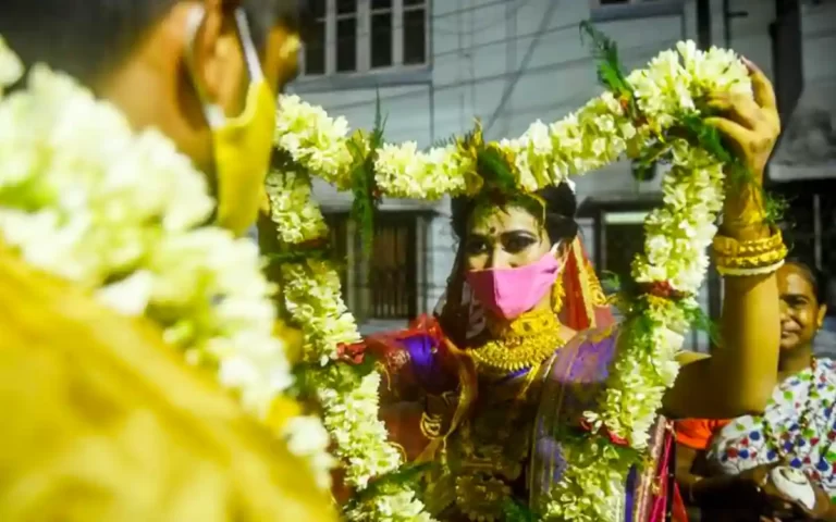 Bengali family wedding ceremony