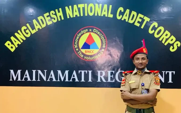 কুবি বিএনসিসি প্লাটুনের সিইউও হিসেবে সাদীর দায়িত্ব গ্রহণ