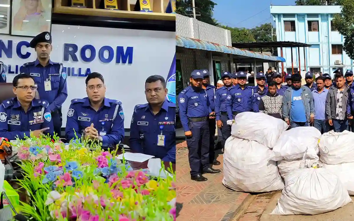 4 thieves arrested with stolen medicine from pharmacy in Cumilla city