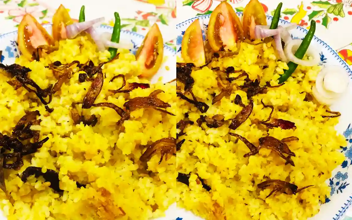 Mustard oil bhuna khichuri - A unique dish with a new taste