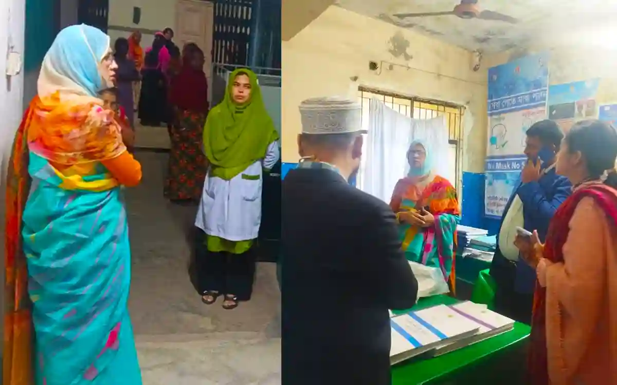 The Civil Surgeon visited Muradnagar and Devidwar Health Complex in Cumilla