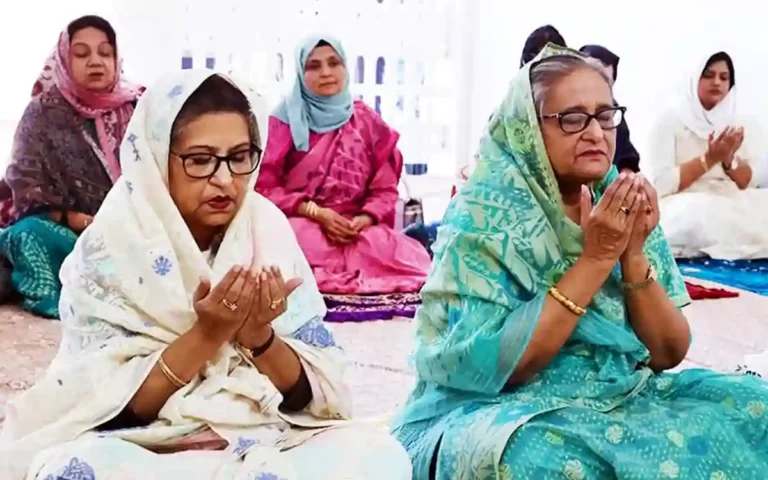 The Prime Minister visited the shrines of Hazrat Shahjalal and Hazrat Shah Paran