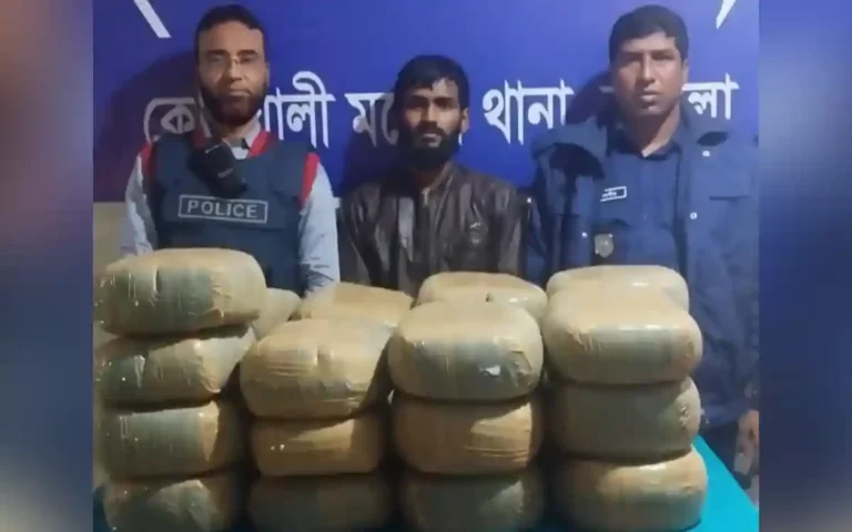 কুমিল্লায় মাদকবিরোধী অভিযানে ৫০ কেজি গাঁজাসহ গ্রেফতার ১