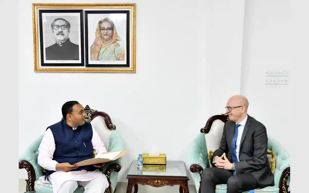 বাণিজ্য প্রতিমন্ত্রীর সাথে ইউরোপীয় ইউনিয়নের রাষ্ট্রদূত ও যুক্তরাজ্যের হাইকমিশনার সাক্ষাৎ