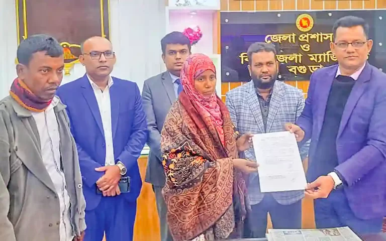 PM gave job to MA pass wife of rickshaw driver in Bogra