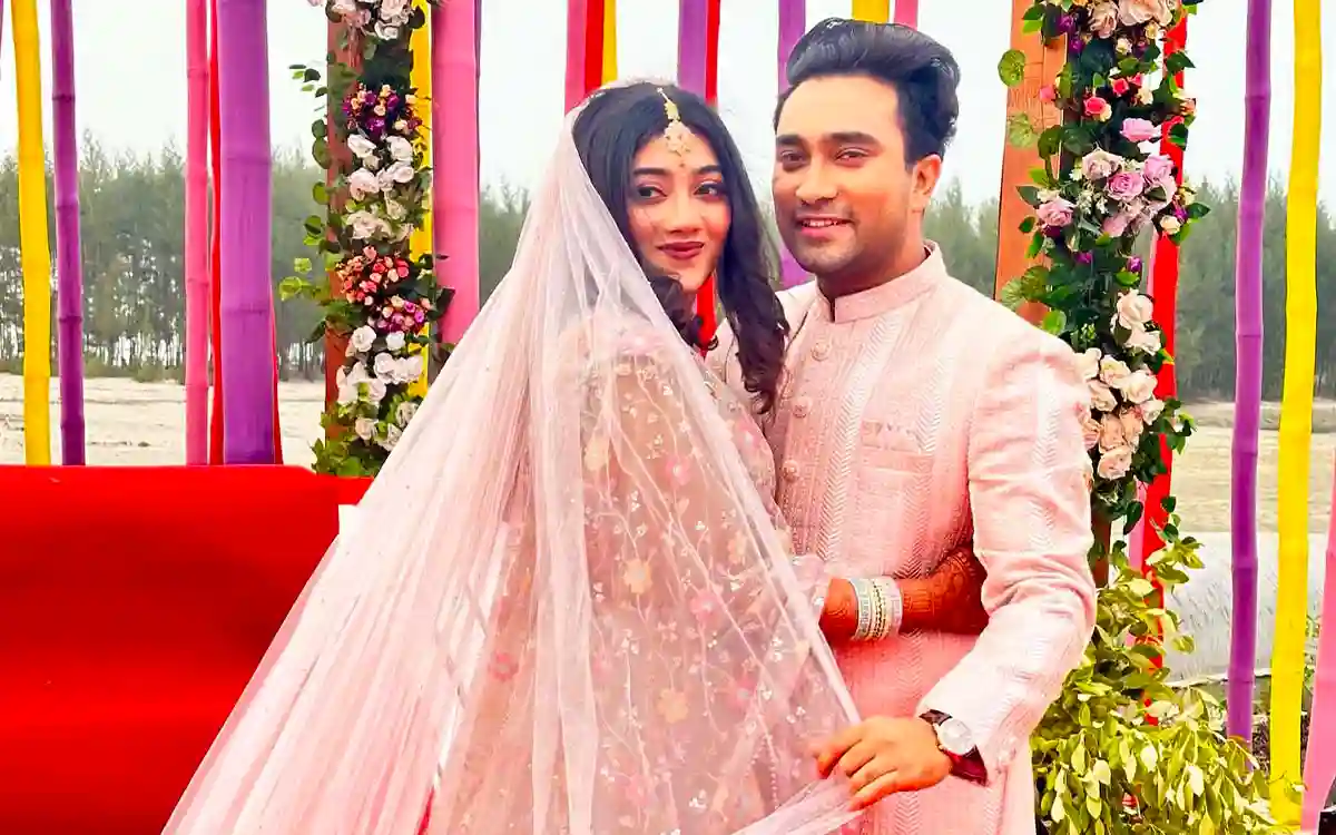 Farhan Ahmed Jovan and his wife Sajin Ahmed Nirjana