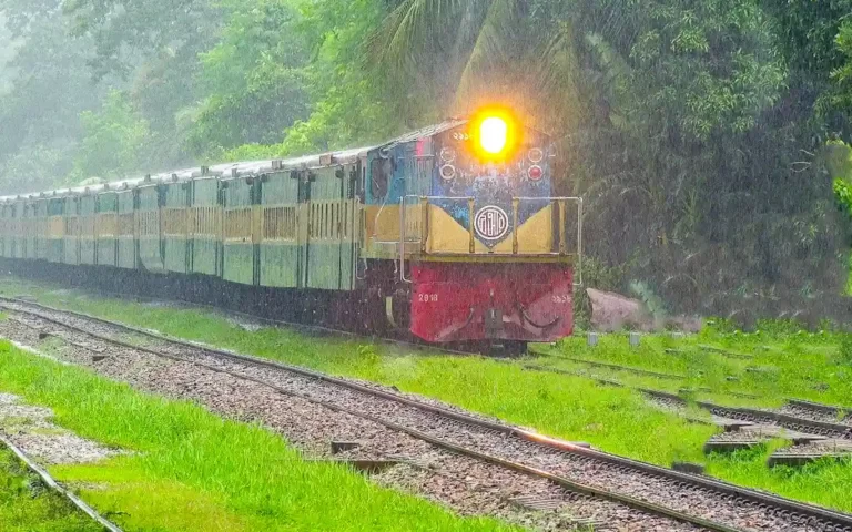 Meghna express train