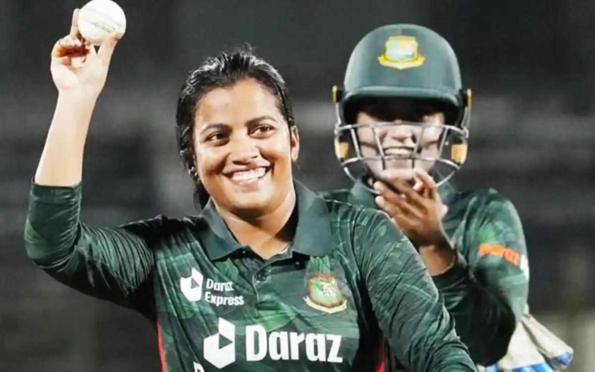 Bangladeshi cricketer Nahida Akter